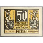 Нодгельд 50 пфеннигов 1921 год. Шалькау. Веймарская республика