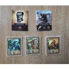 Карточки Фишки Cheetos. Читос. Гладиаторы. Дракомания. Цена за все.