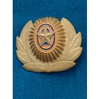 Кокарда общевойсковая ВС РФ, на фуражку, образца 1992 г. Латунь.