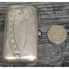 Кошелек/портсигар. Царизм. Василий Наумов. 19 век. Царизм. Серебро 84пр. 58 грамм. Механизм идеально