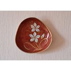 Тарелка глубокая фарфор золочение ручная роспись Hertel-Jacob Porzellan Bavaria,настенное крепление.