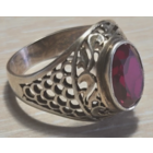 Антикварное советское русское кольцо из чистого серебра 875 женское