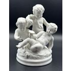 Скульптура композиция времена года. Лето. Бисквит. Unterweissbach. ГДР. С рубля!