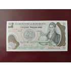 Колумбия 20 песо 1983 UNC