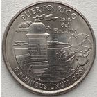 США 25 центов (квотер) 2009 г. P. Пуэрто-Рико