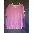 "Летящая" блузка Gina Benotti шифоновая на трикотаже, р.48