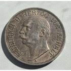 3 марки 1909 Ангальт Германская империя - редкая! Остатки блеска!