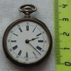 Редкие ЧАСЫ СЕРЕБРО старинные КАРМАННЫЕ царские красивые механизм 4