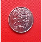 05-12 Тринидад и Тобаго, 25 центов 2012 г.