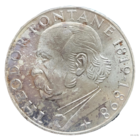 5 марок 1969 G 150 лет со дня рождения Теодора Фонтане! Штемпель! Серебро 11.2 грамма 625 пробы 0,225 унции! ВОЗМОЖЕН ОБМЕН!