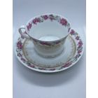 Чайная пара. Гарднер. Розы. Царская Россия. Костяной фарфор. Состояние!