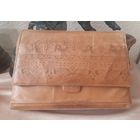 Сумка клатч из прошлого века, кожа. СССР