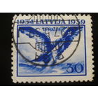 Латвия, 1939. Символ свободы: орел с флагом