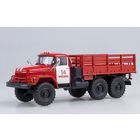 ЗИЛ-131 Пожарный автомобиль бортовой ПЧ-14 г. Ярославль. Автоистория. 1/43.