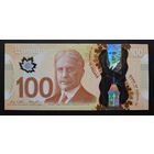 Канада 100 долларов 2011 года. Подписи Wilkins & Stephen Poloz. Тип Р-110с. Состояние UNC!