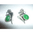 Серьги 925 С Хризопразом