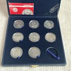 Праздники и обряды белорусов 20 рублей. Набор монет   Купалье, Коляды, Пасха, Богач, Троица, Масленица, Деды, Спасы. 2004-2009 г.