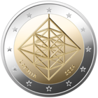 Латвия 2 евро 2024 Puzuris UNC из ролла