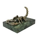 Статуэтка Знак зодиака Скорпион Бронза/змеевик