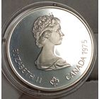 5 дол 1975 (великолепное серебро), Канада "Прыжки в воду", небольшой тираж! Также смотрите другие лоты!