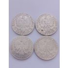 5 злотых. (подборка 4 шт) Польша. Ядвига. Серебро