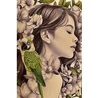 ДВОЙНАЯ ЧИСТАЯ ОТКРЫТКА. 10х16 см.