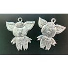 Ёлочная игрушка СССР Поросёнок пластик a-la картонаж