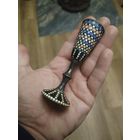 Стопка серебро эмаль 916 п. СССР