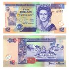 Белиз (Британский Гондурас) 2 доллара 2017 год UNC