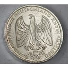 1970 год 5 марок Германия  серебро