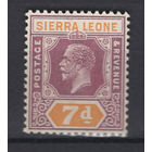 1921 Сьерра Леоне ** 7d, Георг V (SG 140)