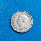 1 шиллинг(1942г.) Великобритания.Серебро.Супер