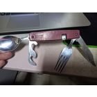 Туристический походный набор СССР нож-вилка-ложка