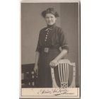 Старинная фотография на картоне