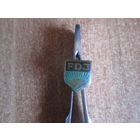 Значёк "FDJ"Свободная немецкая молодёжь.(ГДР)