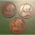 Великобритания 1 пенни 1897, 1899, 1901(год смерти). Виктория