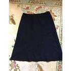 Юбка черная Лен 44-46 Новая Красивая