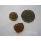 3 французских пуговицы