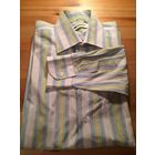 Рубашка в полоску с длинным рукавом, на +- 48 размер. ПОгруди 52 см, длина рукава 60 см, длина 74 см. Отличное состояние.