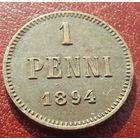 Финляндия в составе РИ. 1 пенни 1894