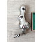 Ёлочная игрушка на прищепке. Ласка. Горностай.