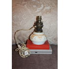 Часть электрической лампы, сделанной под керосиновую, высота 21 см.