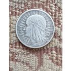 2 злотых 1934г. Польша. Ядвига