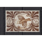 Французская Новая Каледония 1943** Птица Кагу