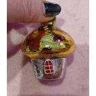 Ёлочные игрушки, стекло. Домик