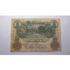 Германия Ro25а . 50 марок 1906 г. ( 6 цифр в номере )