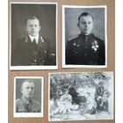4 фото, связанные с одним военным. от 5х7.5 см до 9х12 см.