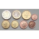 Болгария 1, 2, 5, 10, 20, 50 центов, 1 и 2 евро 2026 г. Набор 8 монет