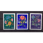 1974 Польша Mi PL 2309-11 - Цветы - 3 марки MNH ** флора