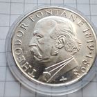 5 марок ФРГ 1969 года . В честь 150-летию со дня рождения Теодора Фонтане. Серебро.